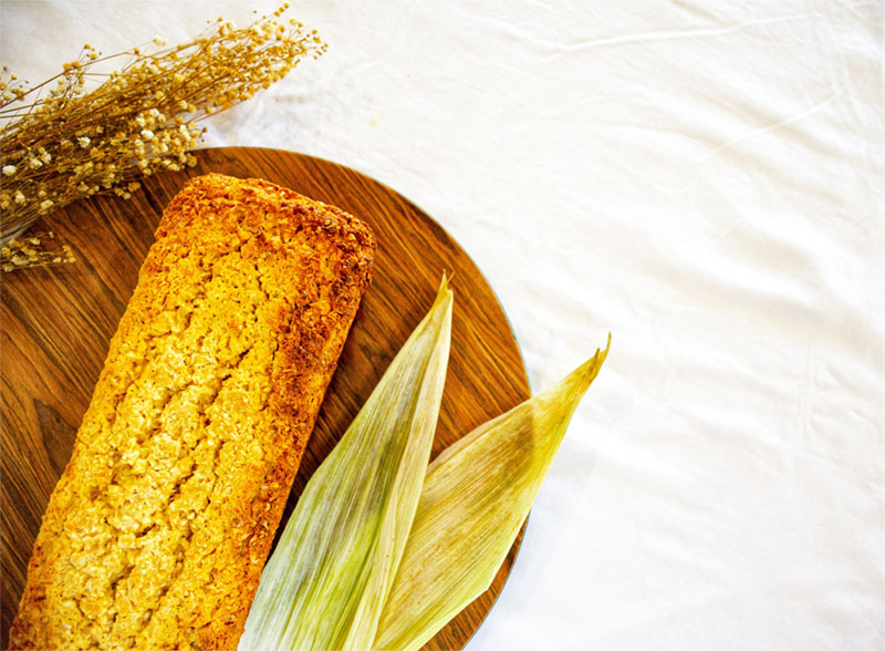 кукурузный хлеб фото