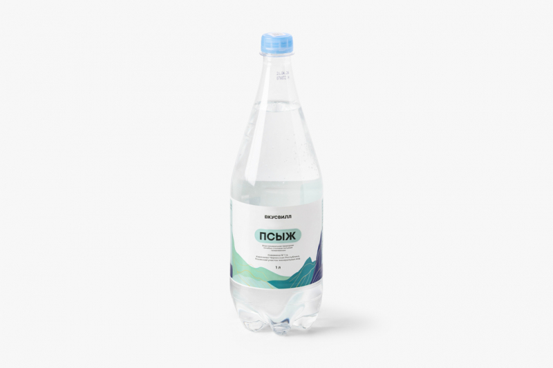 Вода минеральная "Псыж" газ., 1 л